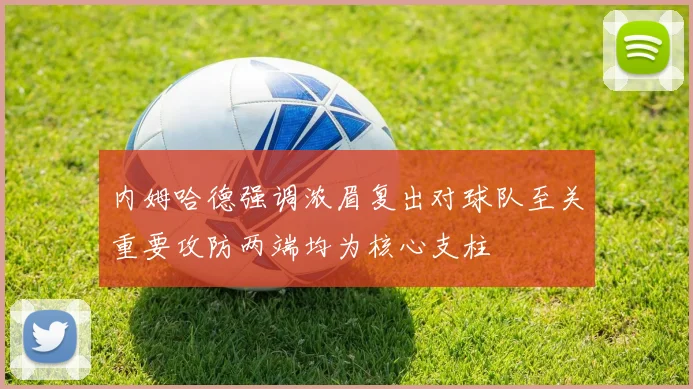内姆哈德强调浓眉复出对球队至关重要攻防两端均为核心支柱